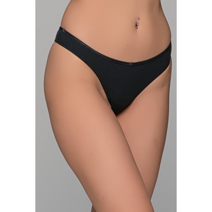 The Comfy String Ύφασμα Ριπ - Μαύρο