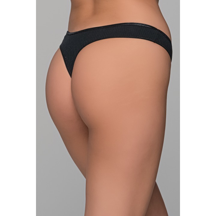 The Comfy String Ύφασμα Ριπ - Μαύρο