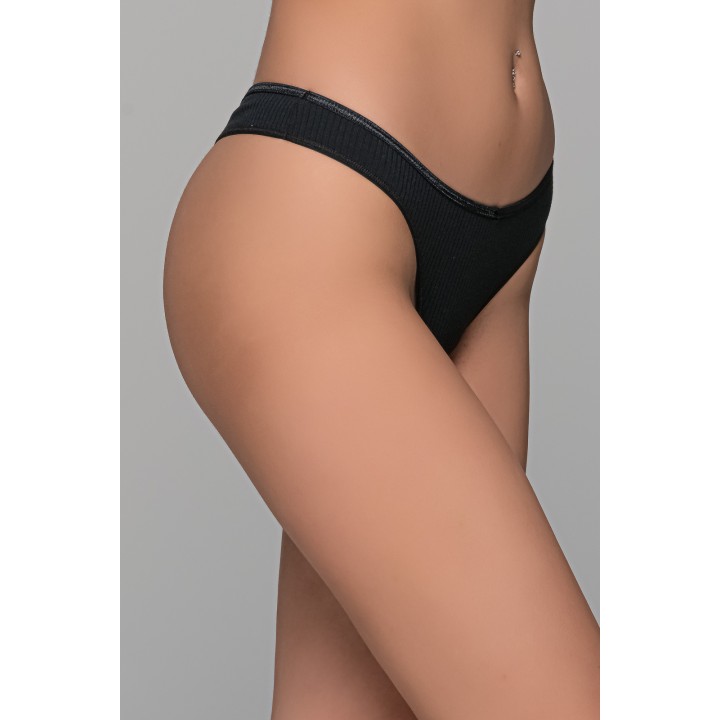 The Comfy String Ύφασμα Ριπ - Μαύρο