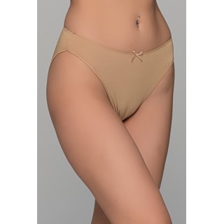 High Leg Σλιπ Bikini Bamboo - Μπεζ