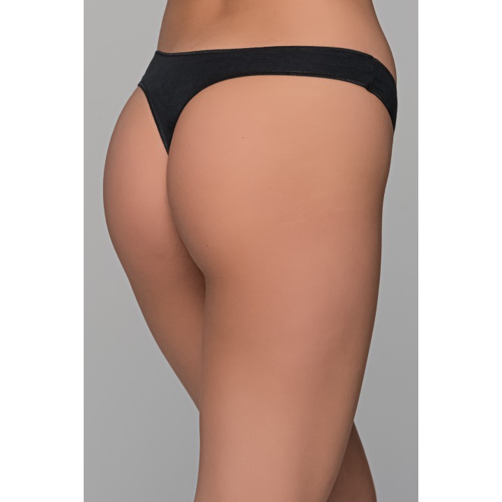 String Ύφασμα Bamboo - Μαύρο