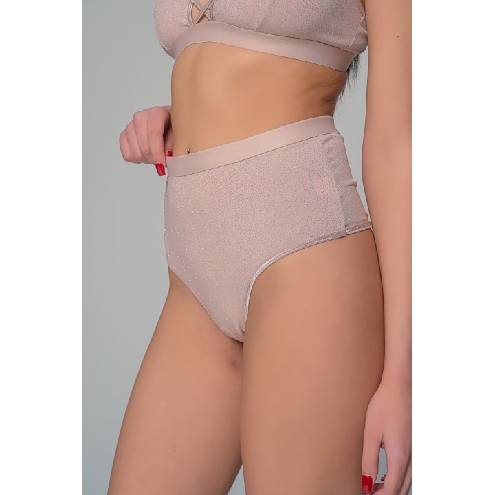 Ψηλόμεσο String Λύκρα - Μπεζ