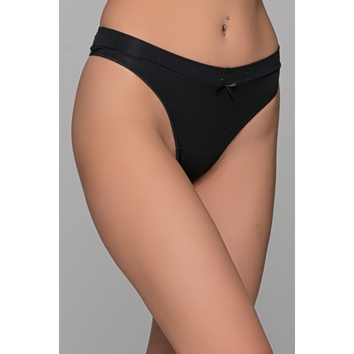 String Ύφασμα Bamboo - Μαύρο