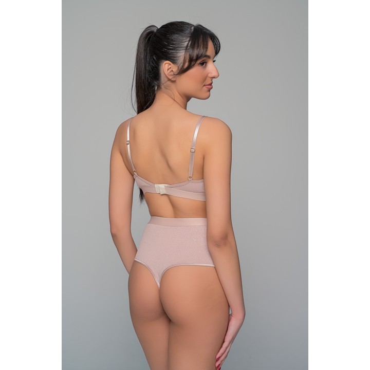 Bralette Λύκρα - Μπεζ