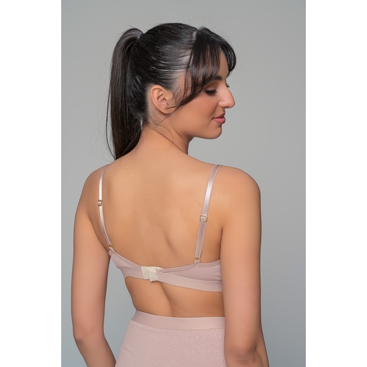 Bralette Λύκρα - Μπεζ