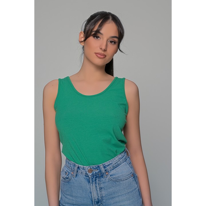 Φανελάκι με Φαρδιά Τιράντα - Πράσινο