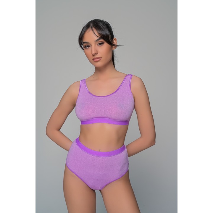 Μπουστάκι Λύκρα - Λιλά