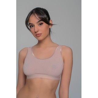 Μπουστάκι Λύκρα - Μπεζ