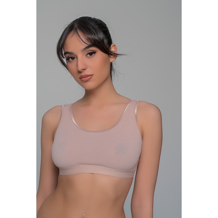 Μπουστάκι Λύκρα - Μπεζ