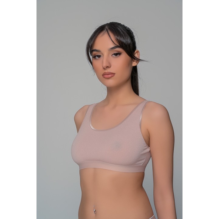 Μπουστάκι Λύκρα - Μπεζ