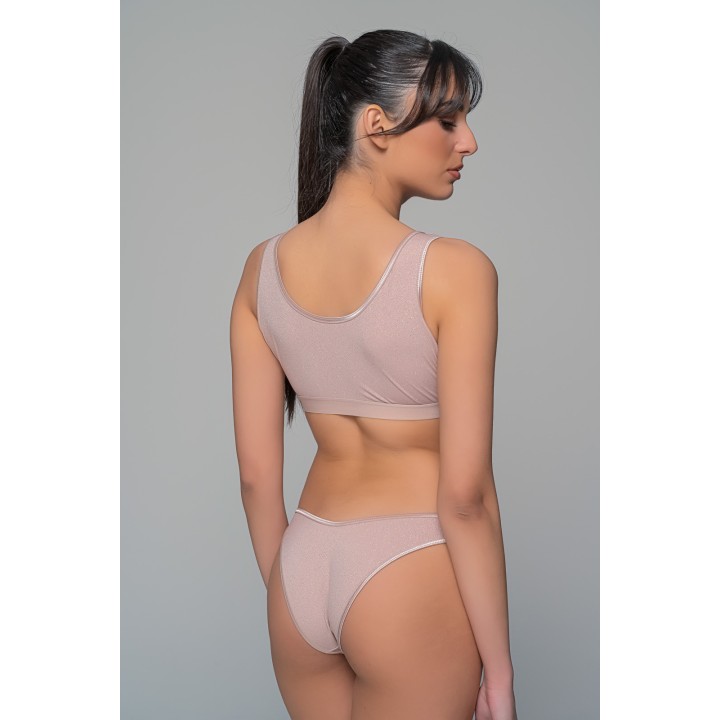 Μπουστάκι Λύκρα - Μπεζ