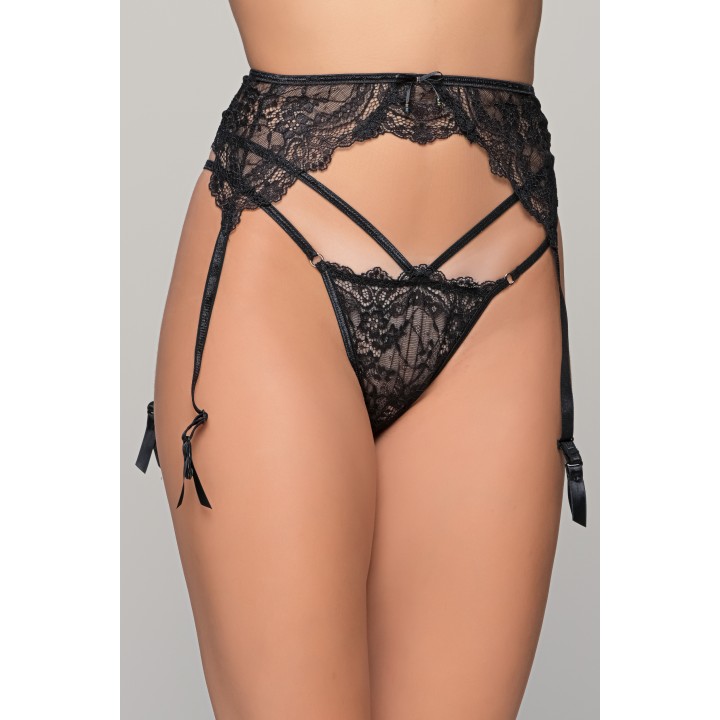 Ζαρτιέρα Δαντέλα - Μαύρο