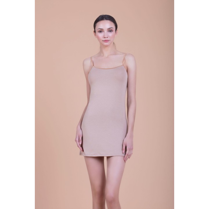 Κομπινεζόν Βισκόζ - Μπεζ