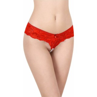 Open-crotch Boxer - Κόκκινο