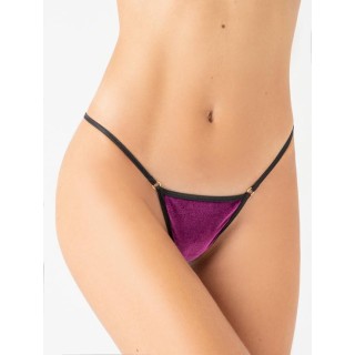 Micro G-string - Βιολετί-μαύρο