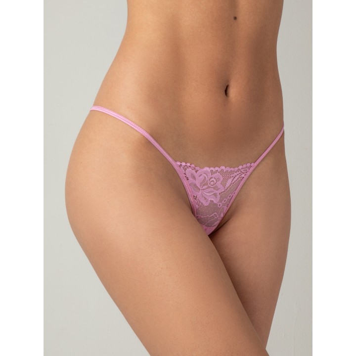 Micro G-string δαντέλα - Rose Pink